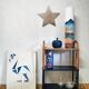 Rattan shelf