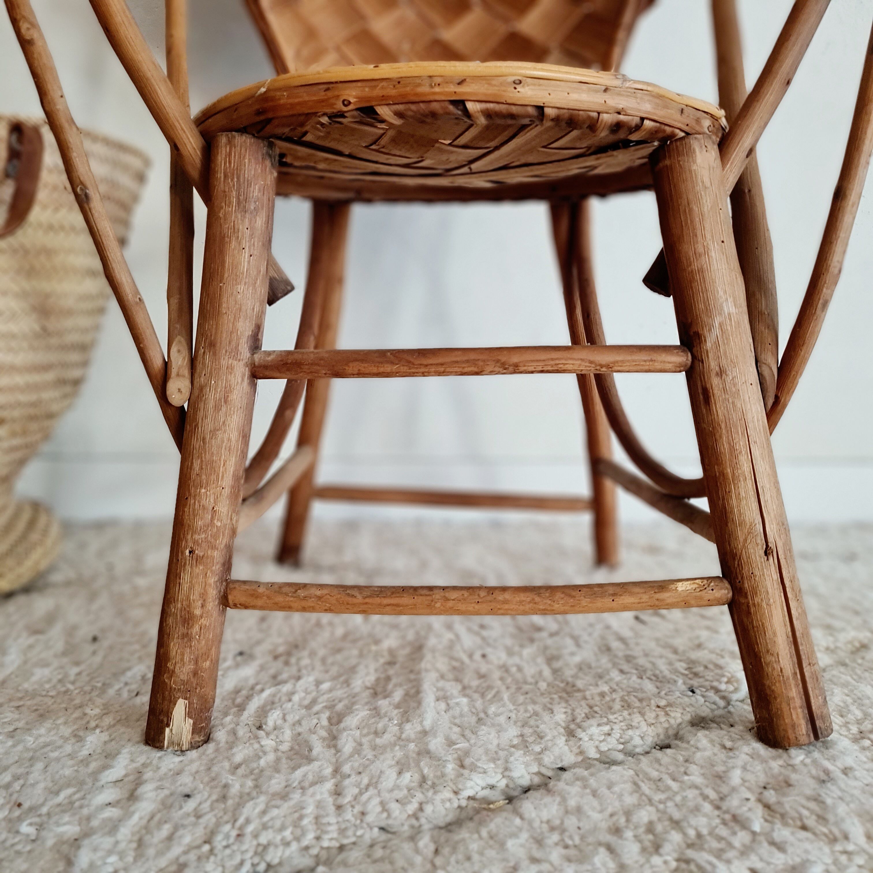 Fauteuil en bambou et bananier