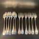 Set of 12 antique silver-plated cutlery – Afenide Manufacture