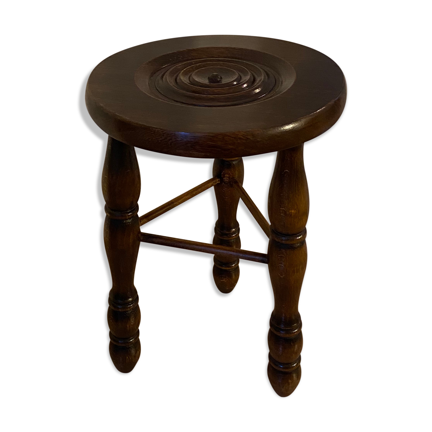 Vintage tripod stool