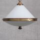 Two tone french antique pendant light