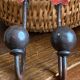 Pair of wall hooks in cast iron
