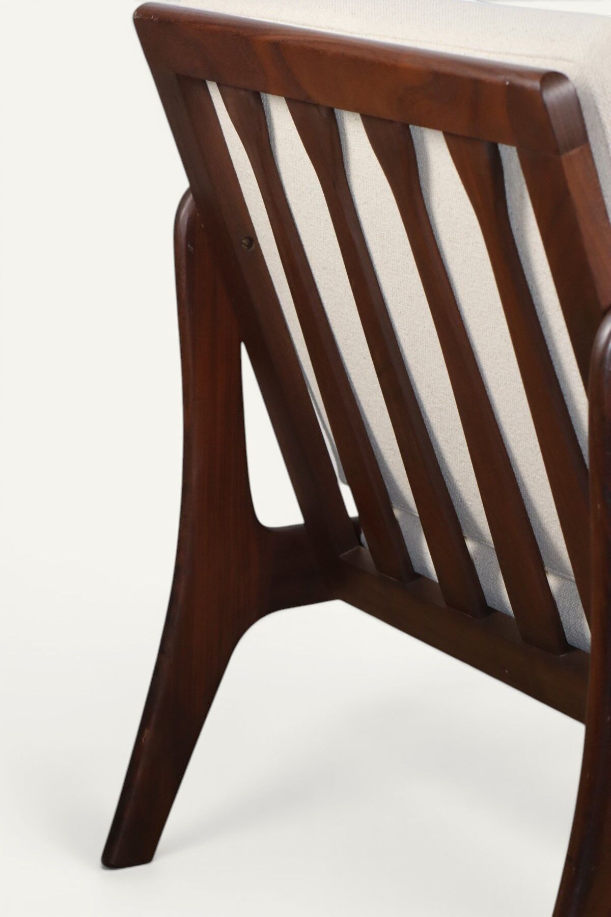 Scandinavian lounge chair in solid teak, 1960s