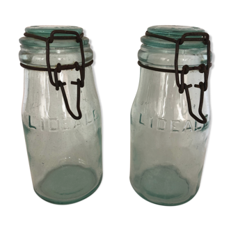 Pair of jars l'ideale - 3/4 liter