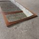 Scandinavian vintage wall mirror 37 X 77 cm