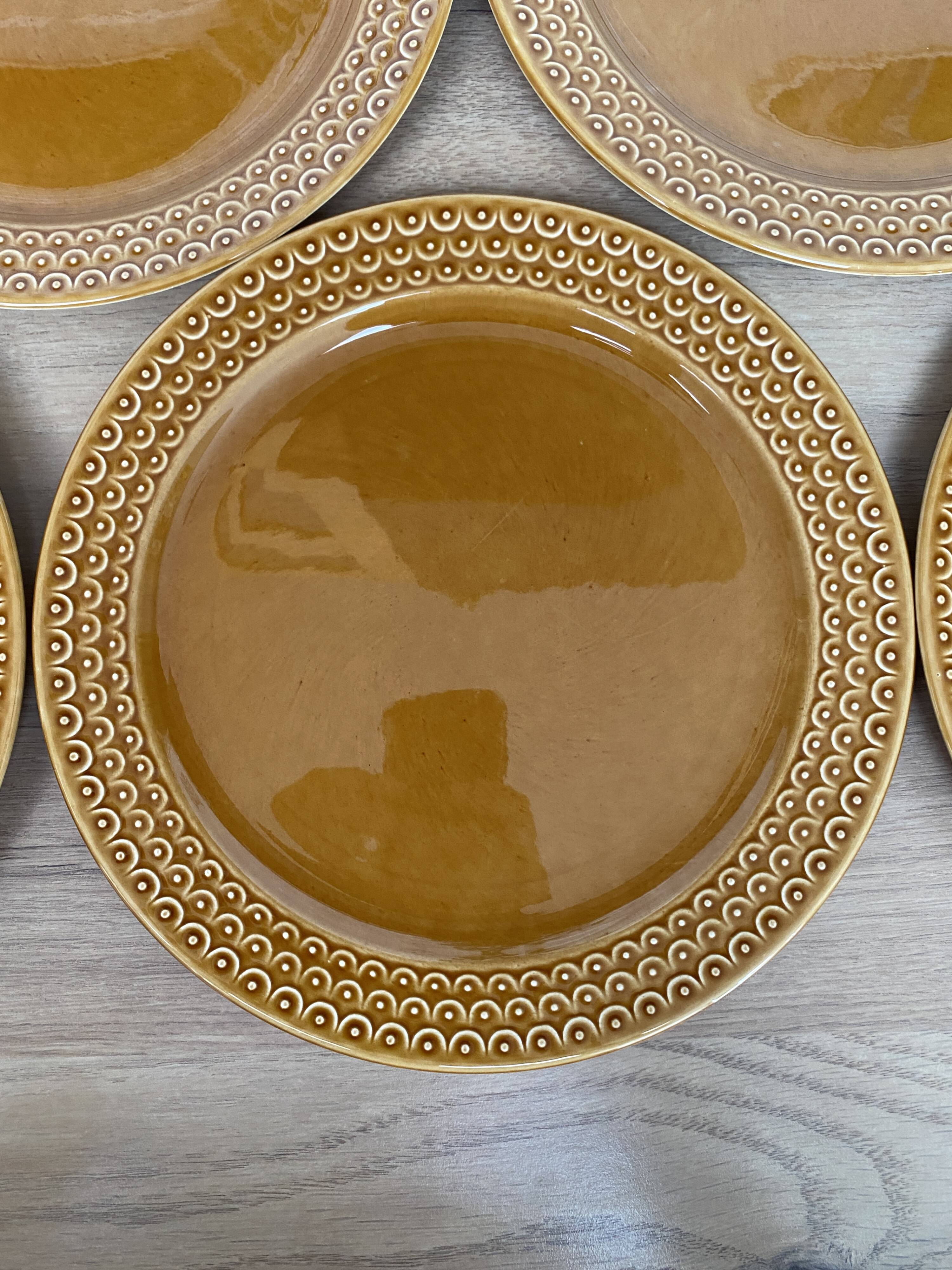 Set of 12 Pagnossin earthenware plates