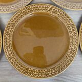 Set of 12 Pagnossin earthenware plates