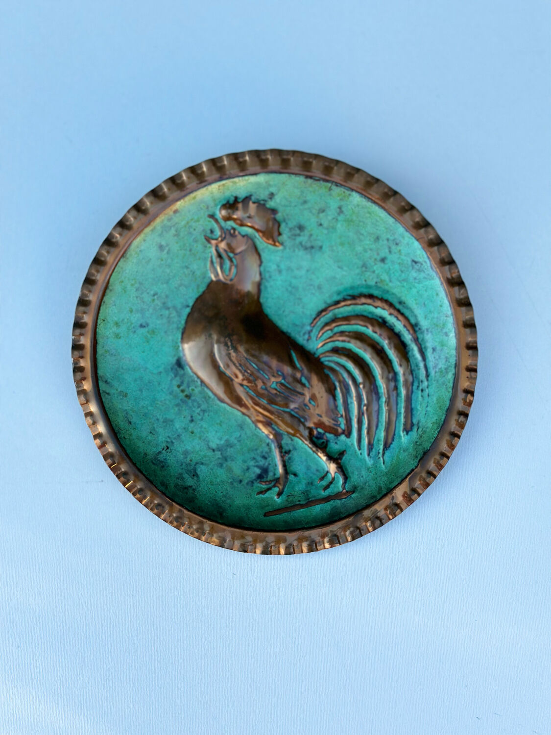 Copper plate for decoration