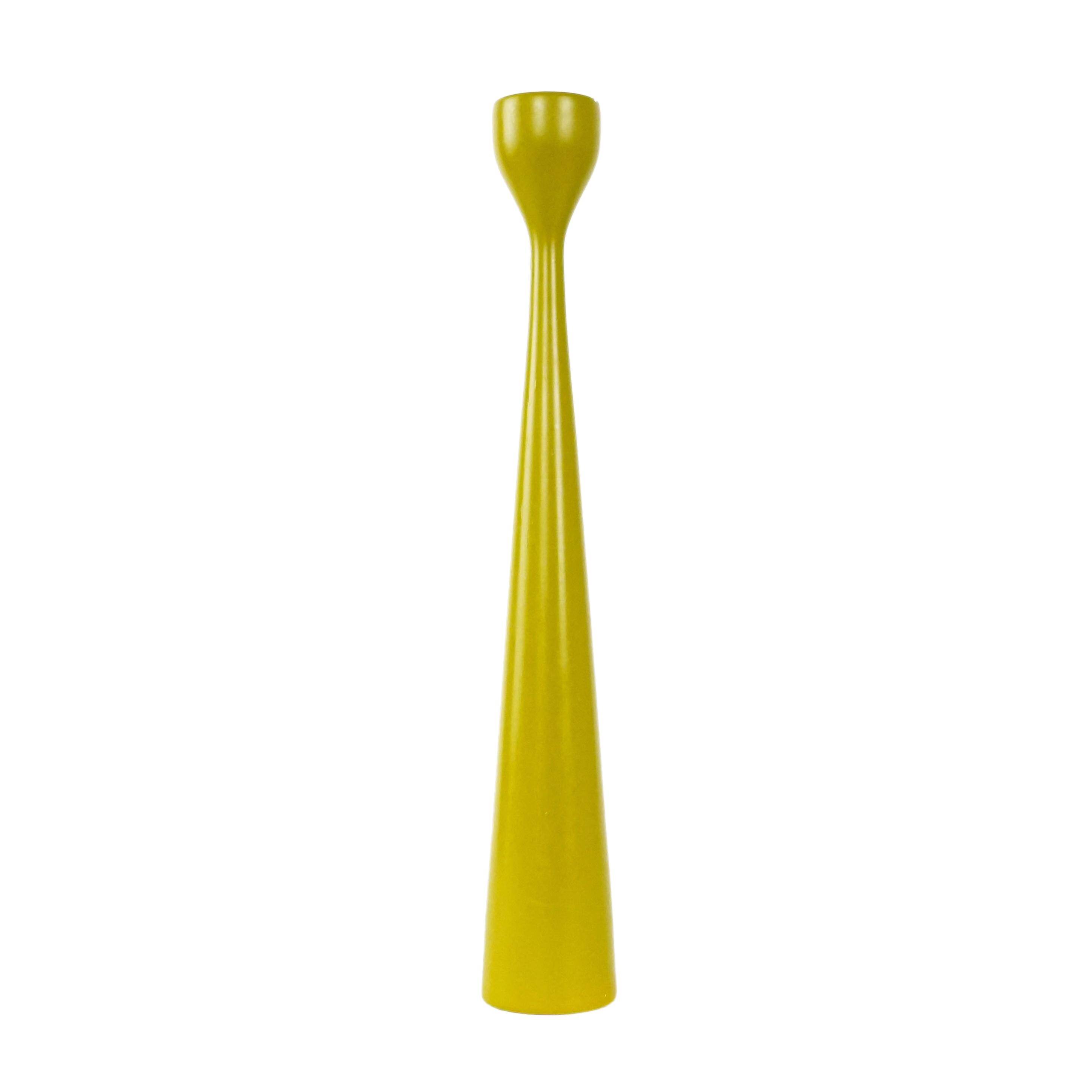 Olive-shaped candlestick, Danish design, 1970s, made in Denmark