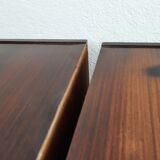 Commode / commode et tables de chevet - années 1960 - laiton faux cuir