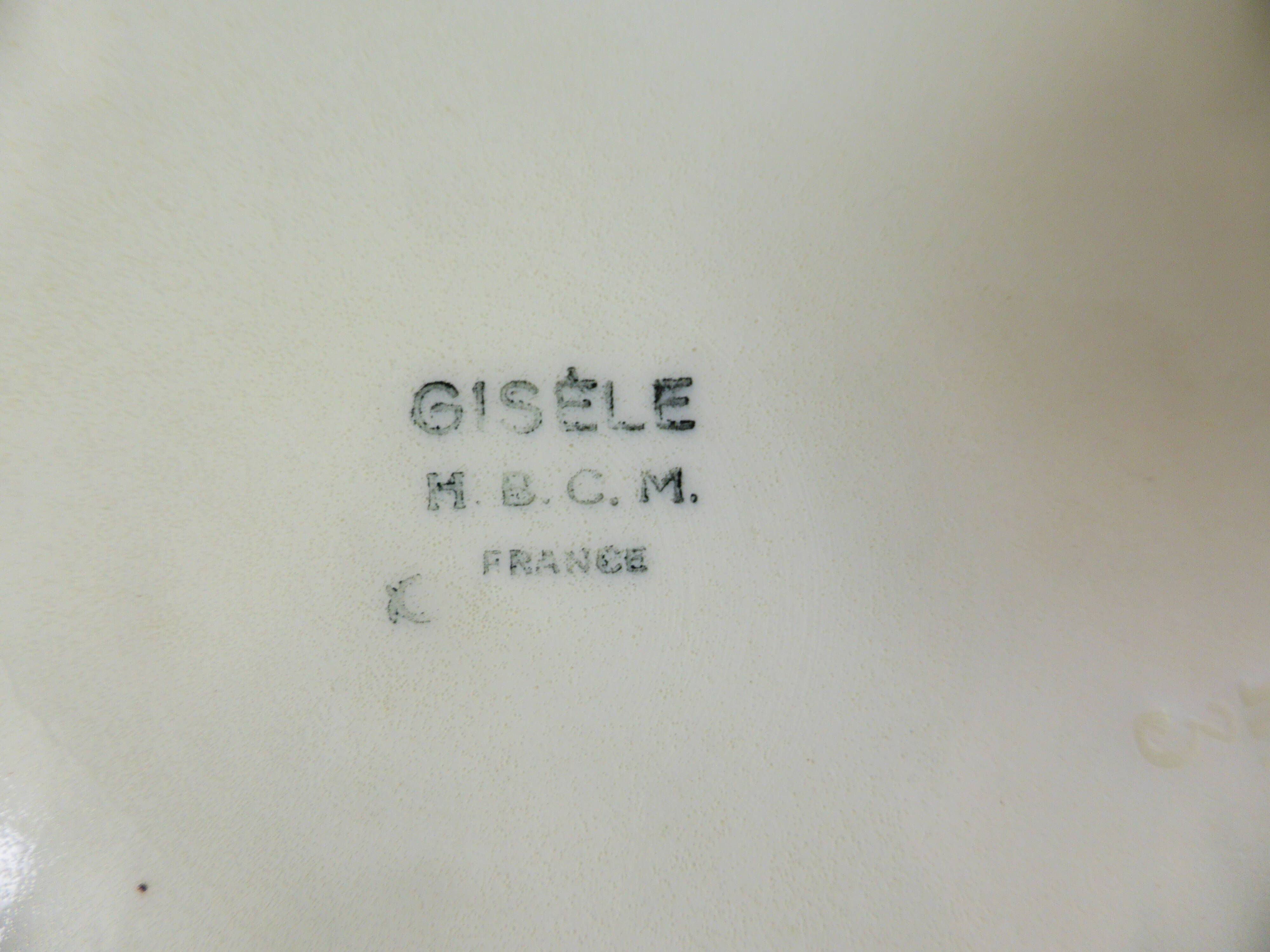 HBCM round serving dish, Gisèle model 2008147