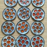 Vintage MBFA Pornic oyster service, 1960