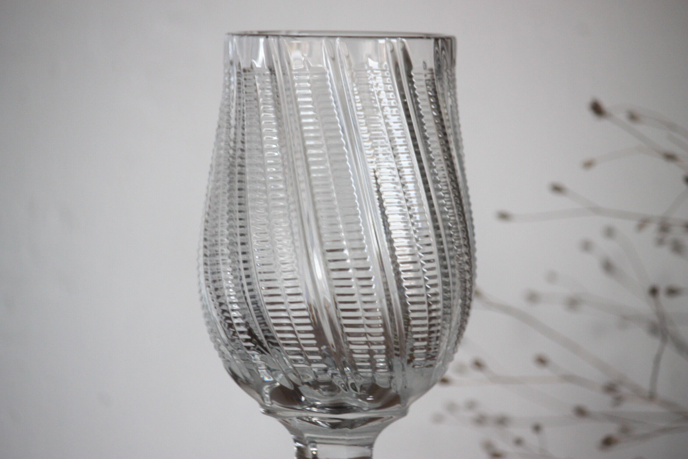 Cut crystal drageoir