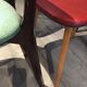 Suite of 6 vintage faux chairs
