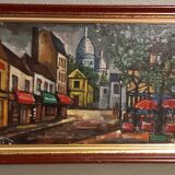 Oil on canvas-Montmarte