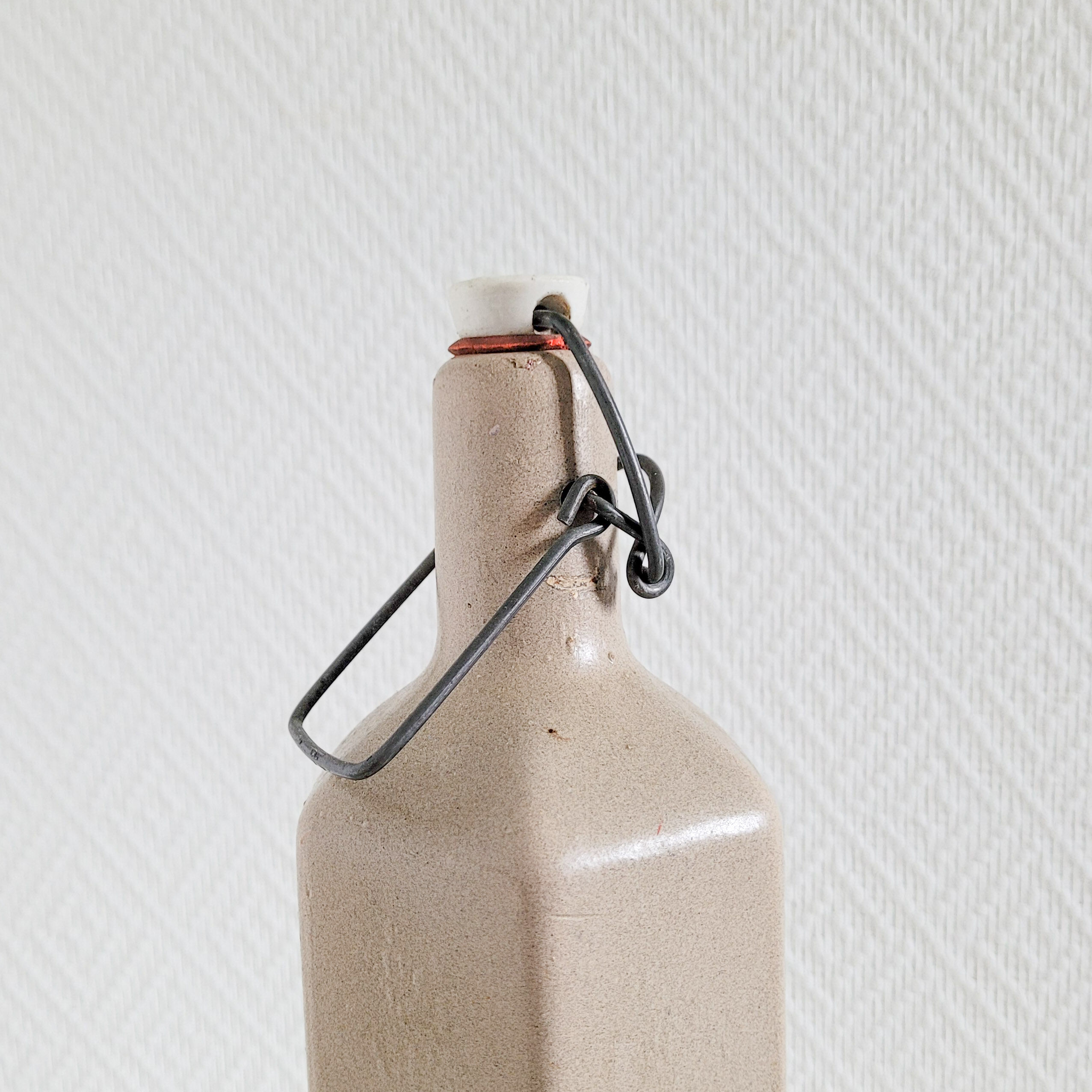 Old hexagonal sandstone bottles