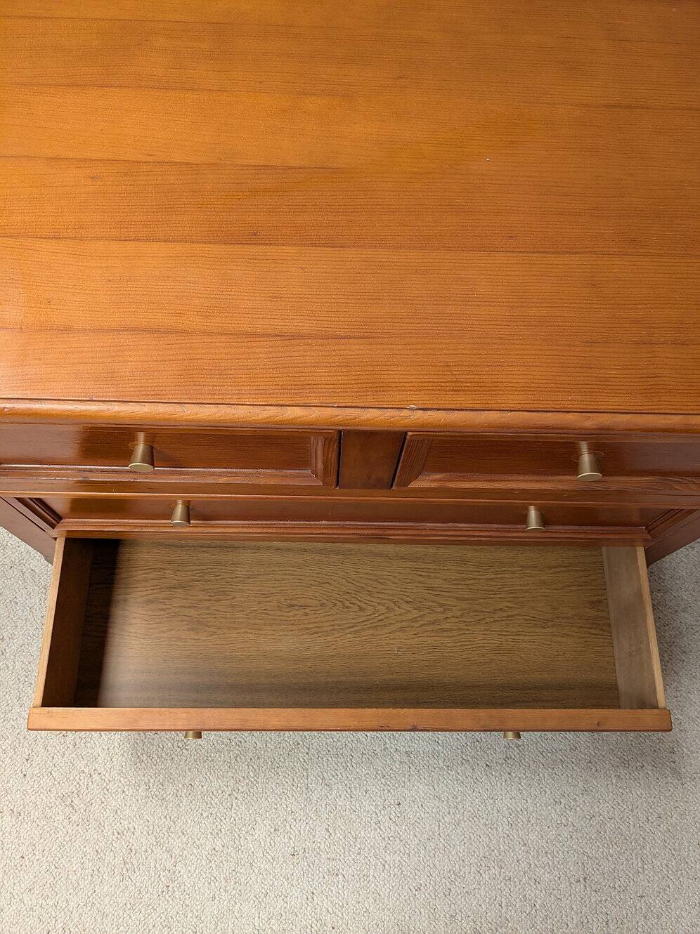 Commode en bois, années 80