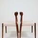 Modern Dining Chairs Japandi & Mid Century style | Solid Wood Ash 