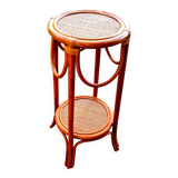 Vintage rattan stool