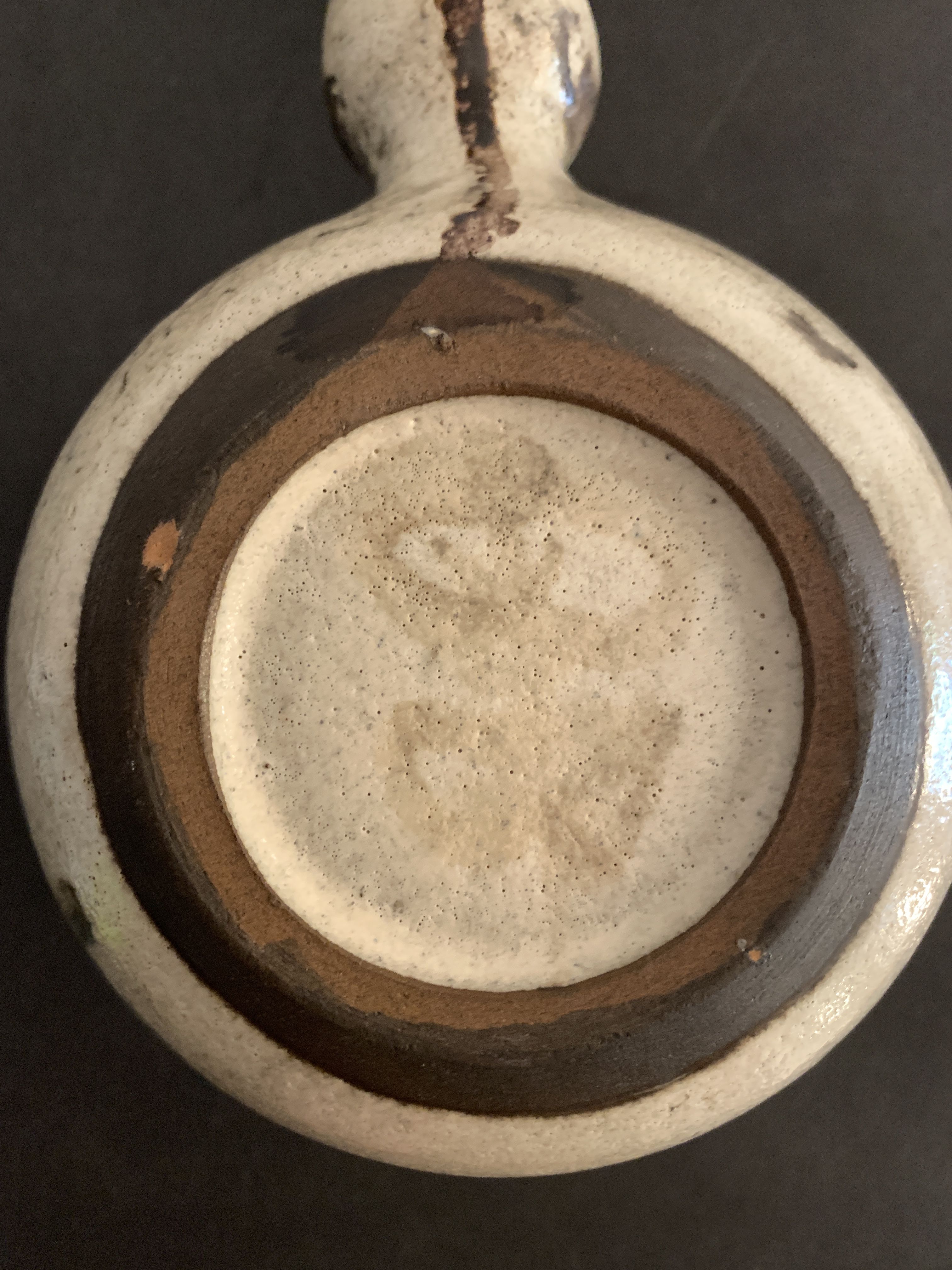 Ceramic chocolatière Gustave Reynaud, Le Murier, Vallauris, 1960