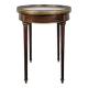 Bouillotte table in mahogany, late 19th century.
