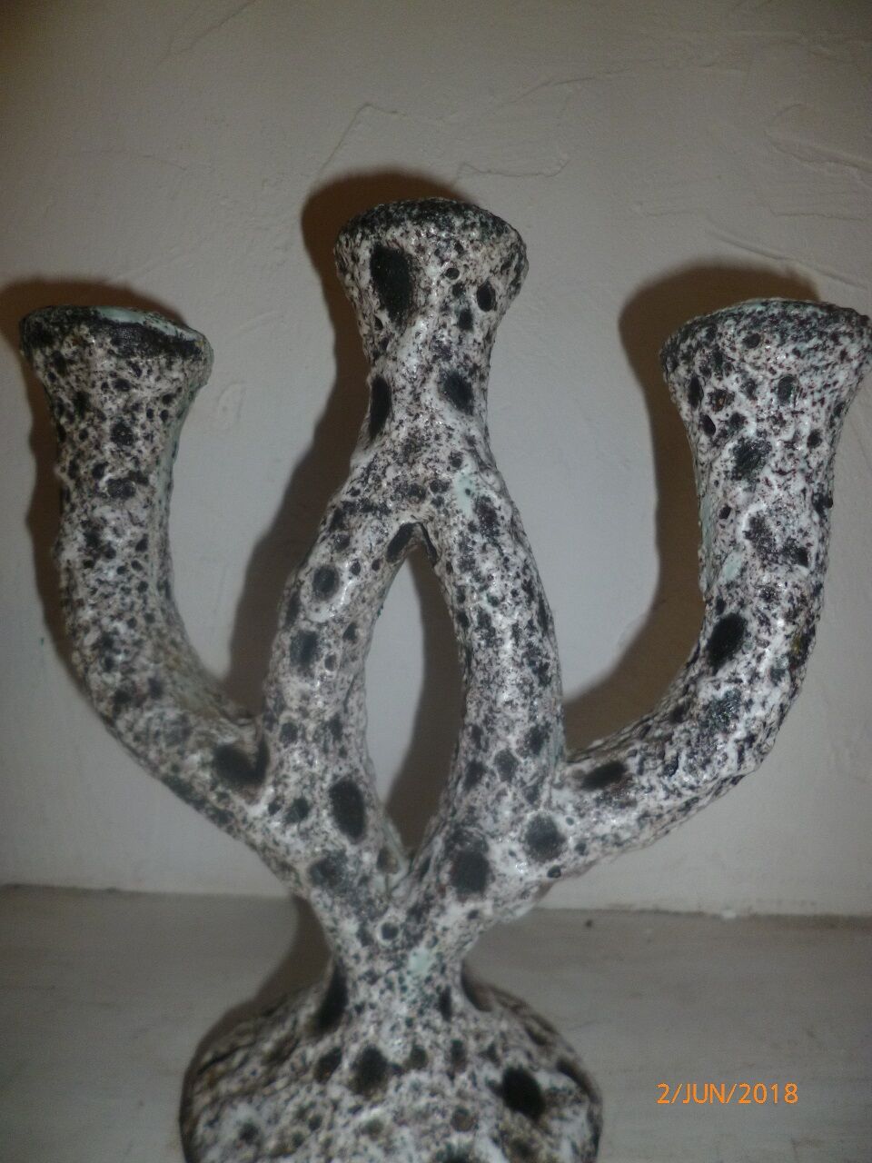2 candlesticks lava lava 1960