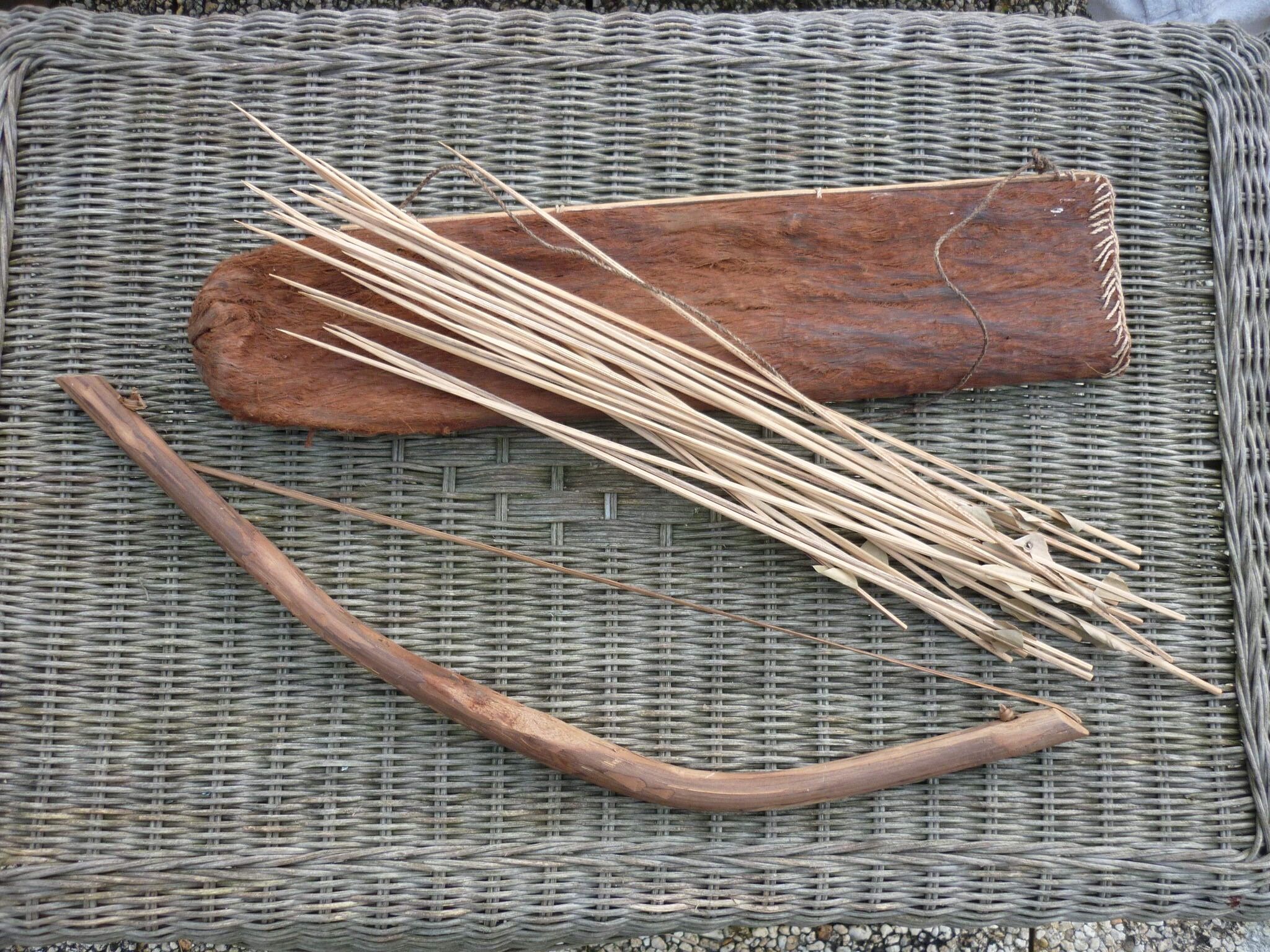 Arc, flèches avec son carquois