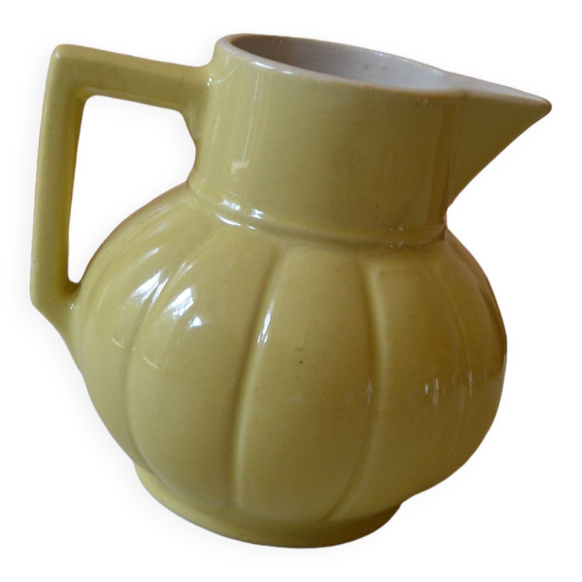 Broc en céramique forme citron