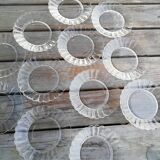 Lot of daisy dessert plates