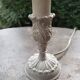 Bedside lamp patinated foot