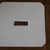 Handcrafted white oak stool