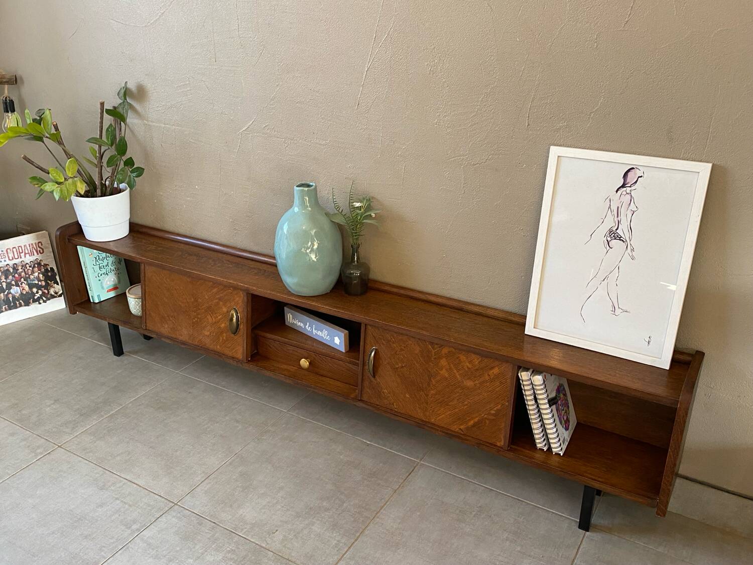 Vintage 50s sideboard (shallow)