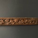 Haute époque wall frieze in carved walnut wood, 16th century