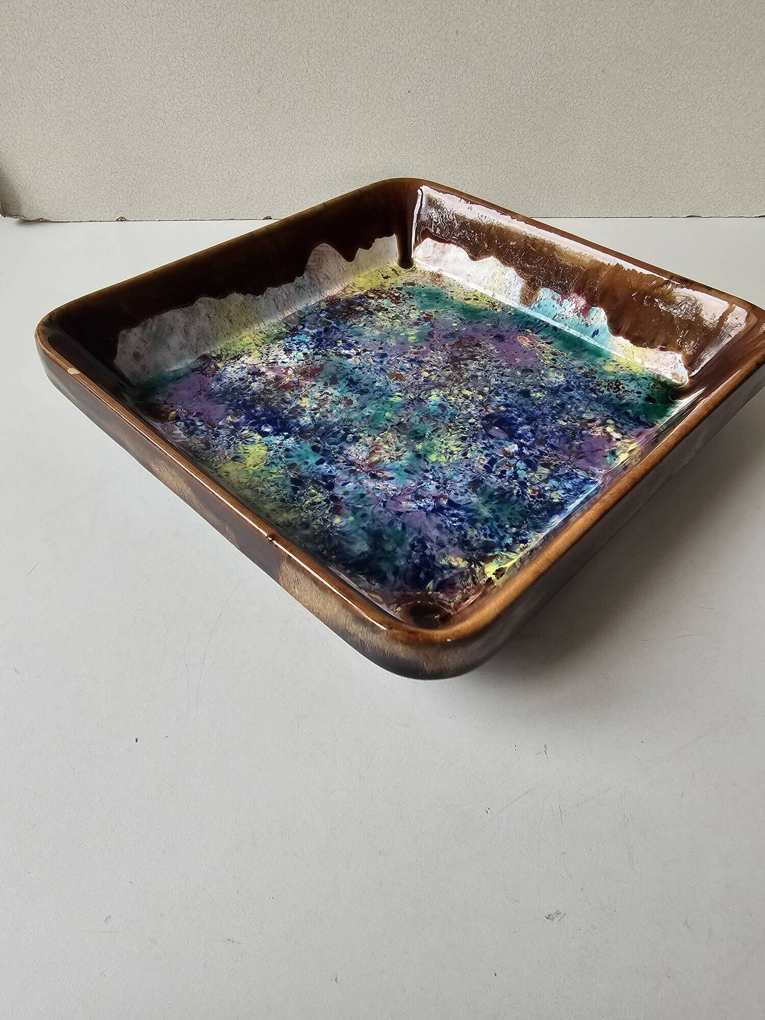 Plate / Ashtray in ceramic Signed Morvan - Gaston Gaubier 70's