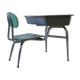 Fiberglass School Desk by Bargen for Schoolco 1950s
