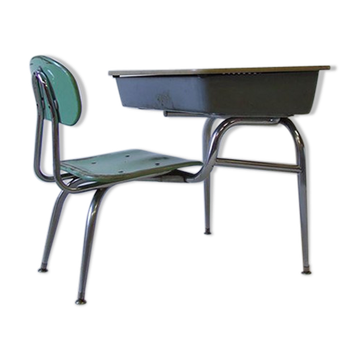 Fiberglass School Desk by Bargen for Schoolco 1950s