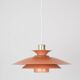 Danish vintage suspension lamp by Kurt Wiborg, Jeka, 1980s.