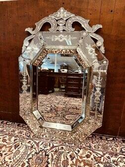 Antique Venetian mirror
