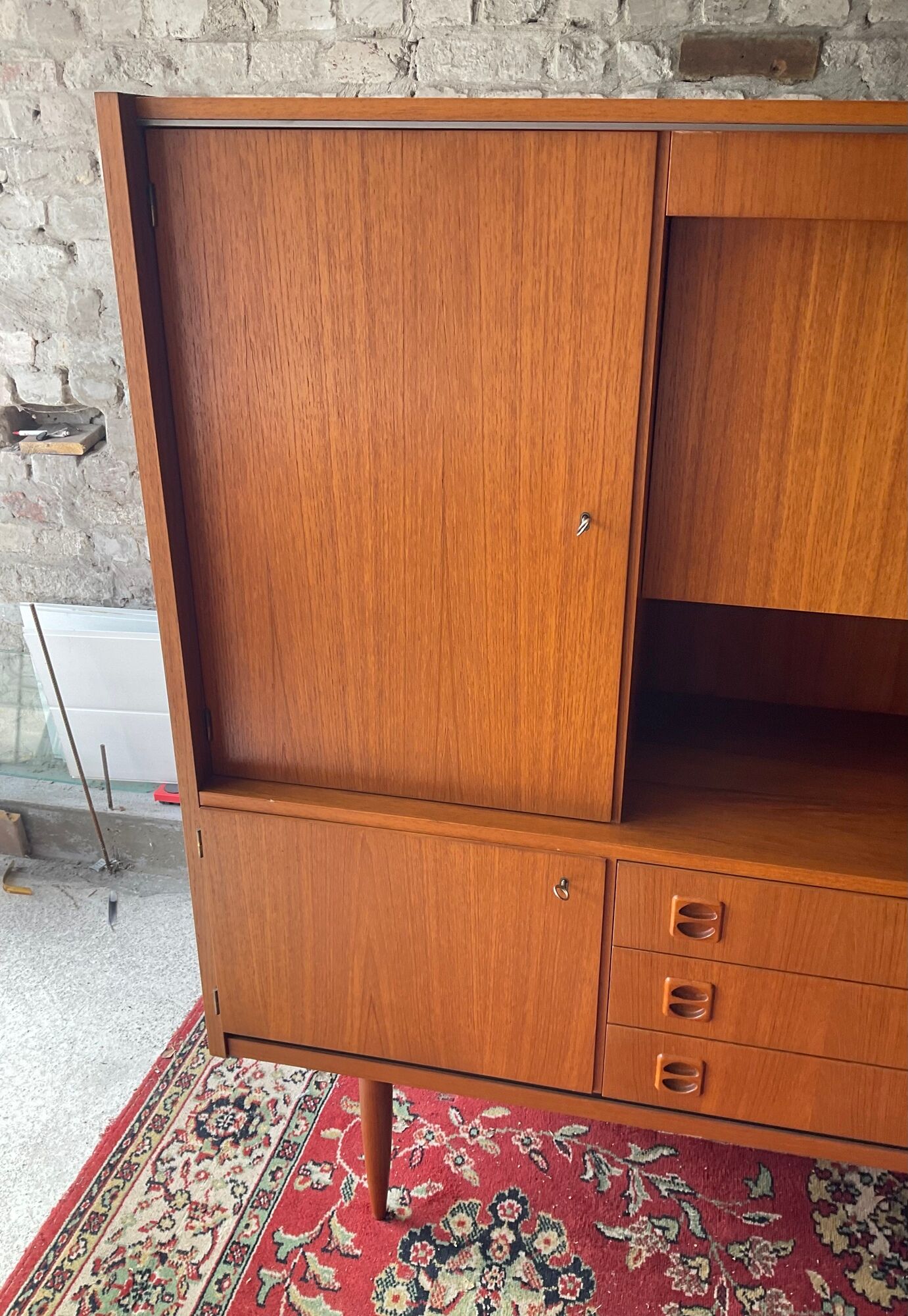 Buffet Enfilade Scandinavian bright bar from the 60s