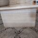 70s travertine coffee table