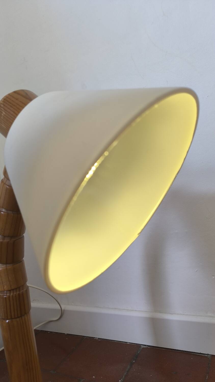 Lampe de Bureau Solbacken Vintage en Pin, 1970