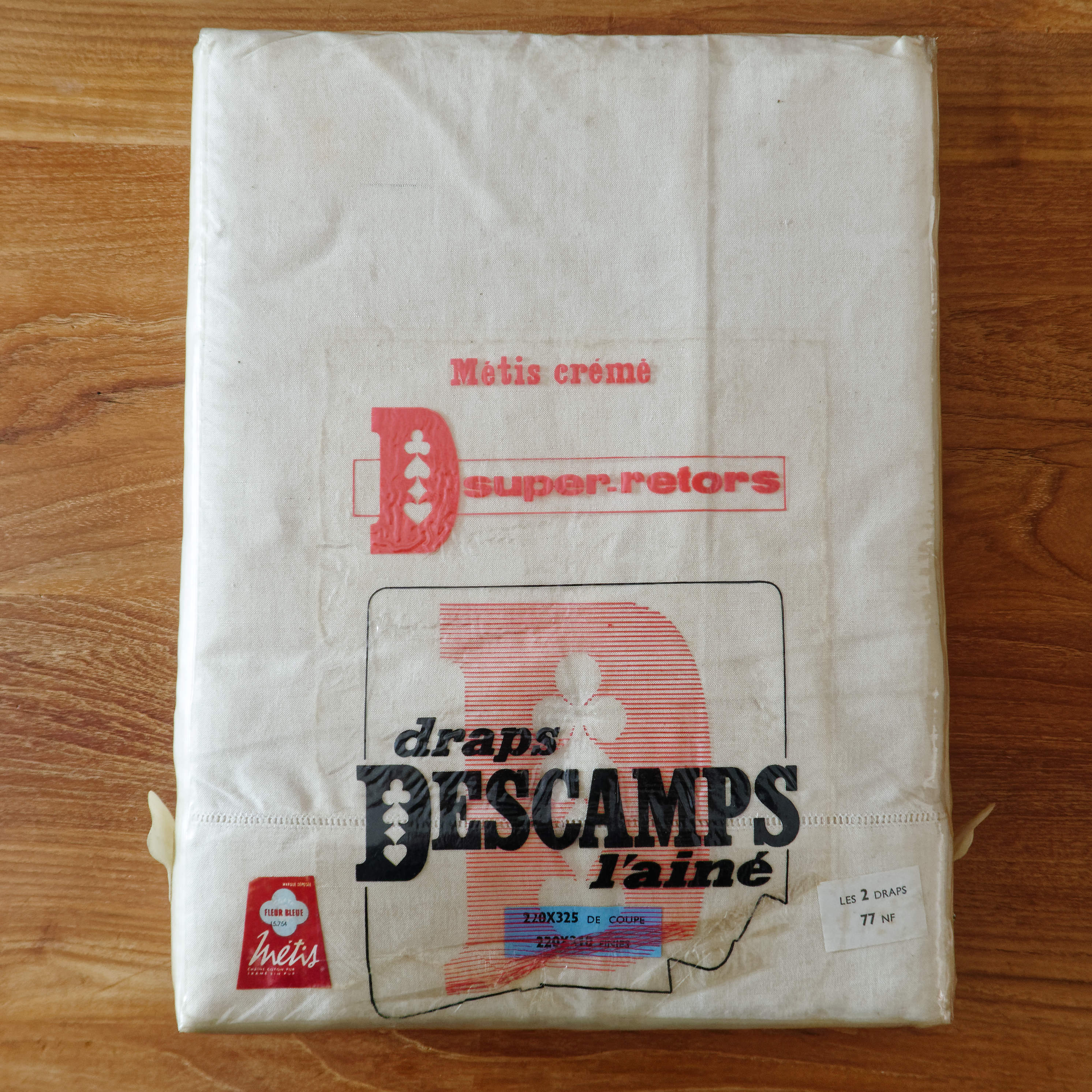 Lot 2 old sheets old métis 220 x 310