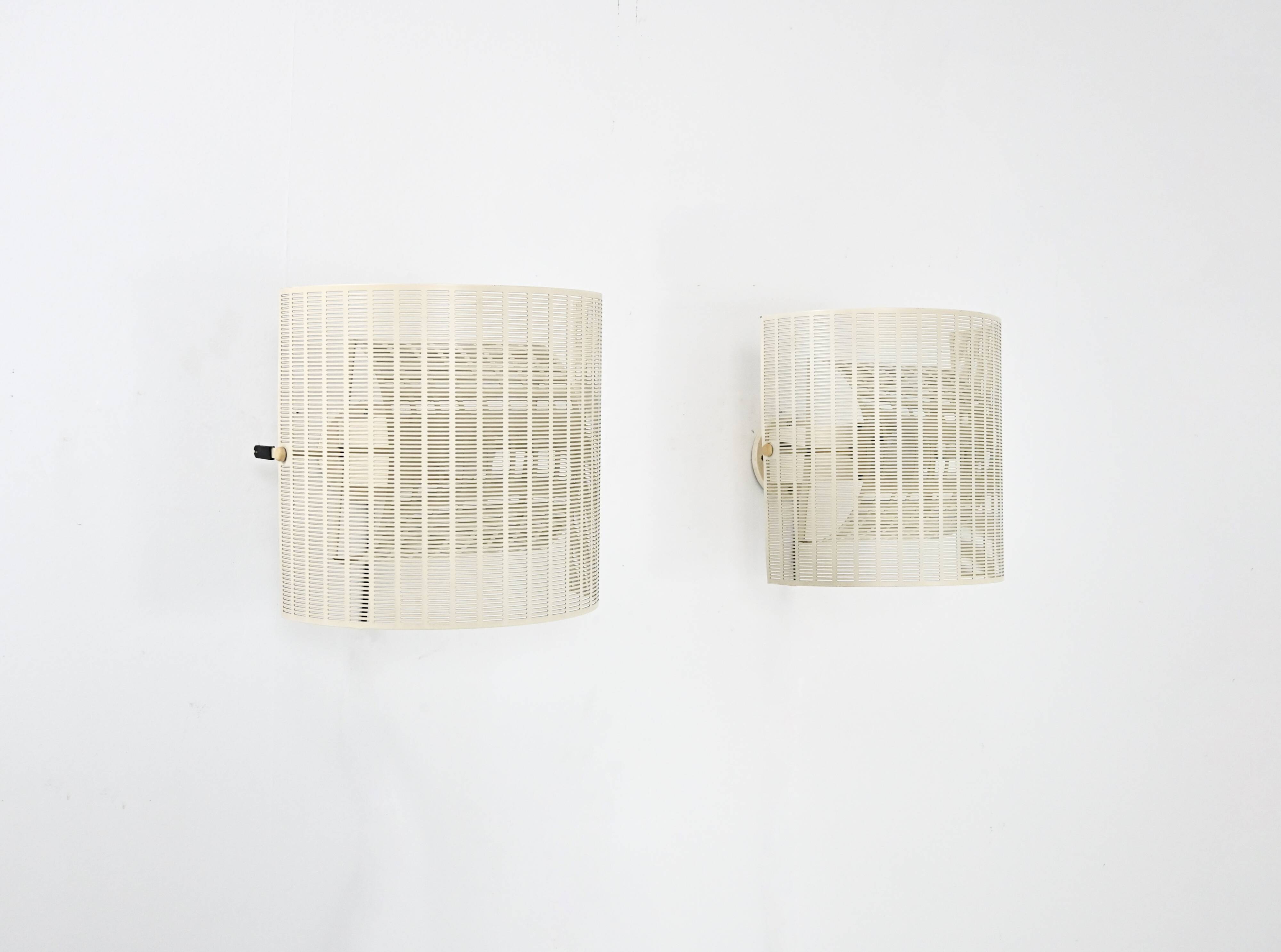 Pair of Shogun Wall Sconces by Mario Botta for Artemide, 1980