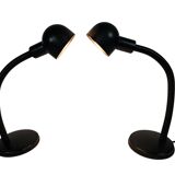 Elco Lite - 2 x table lamp/desk lamp - metal - West Germany - 70's