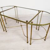 Tables basse laiton doré