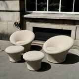 Mushroom armchair and ottoman, Pierre Paulin for Artifort, 1960