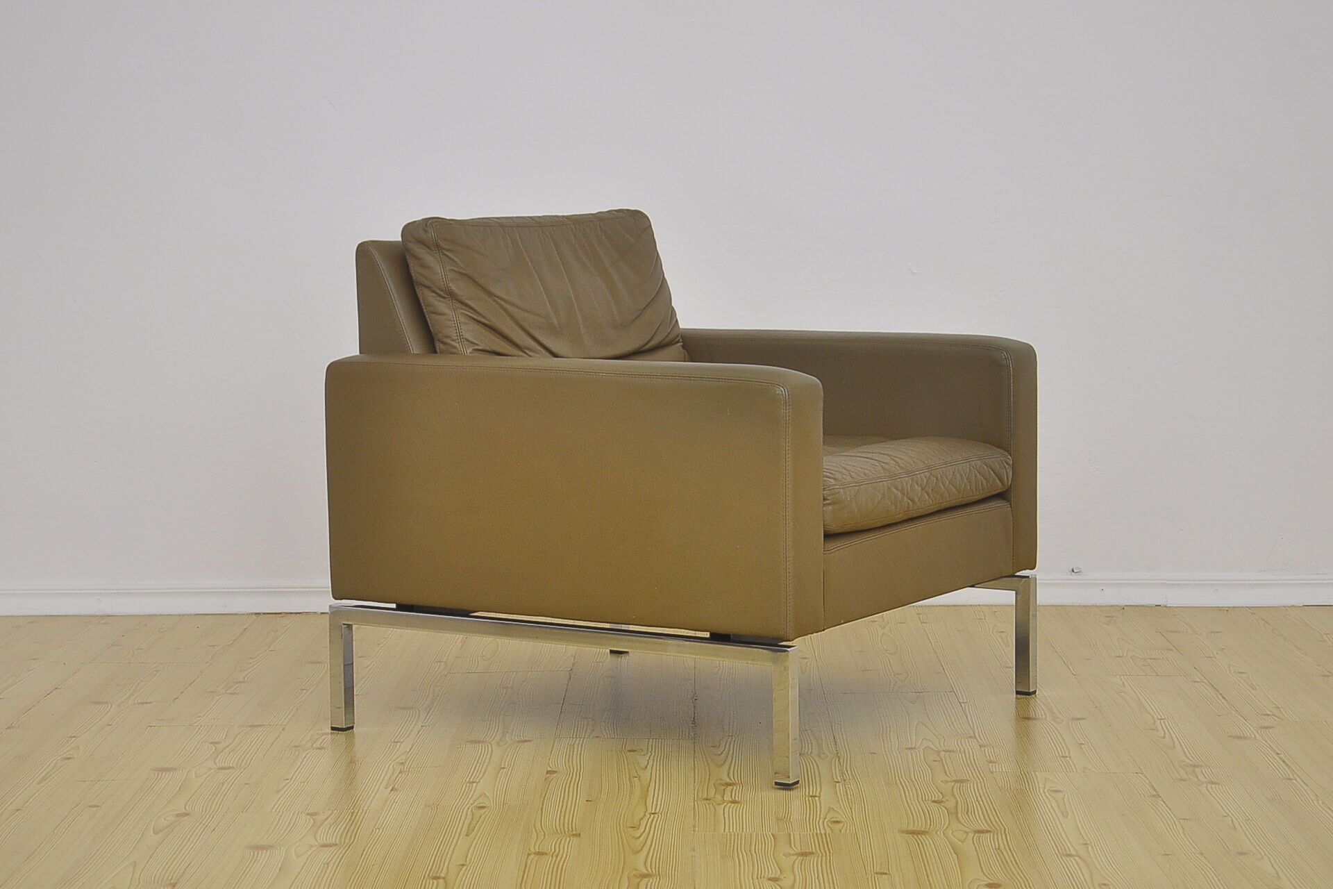 Leather sofa and armchair by Hans Peter Piehl for Wilkhahn, 1960s