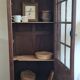 Glass-fronted Parisian wardrobe
