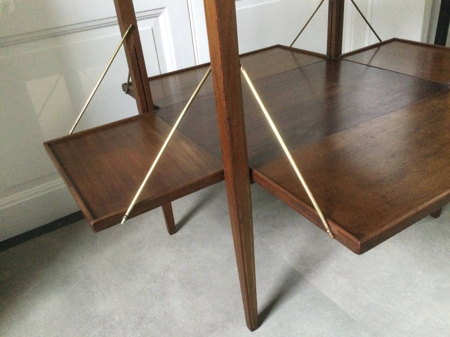 Modular coffee table 1900 mahogany