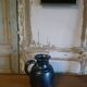 Black enameled ceramic pitcher "Jean Marais"